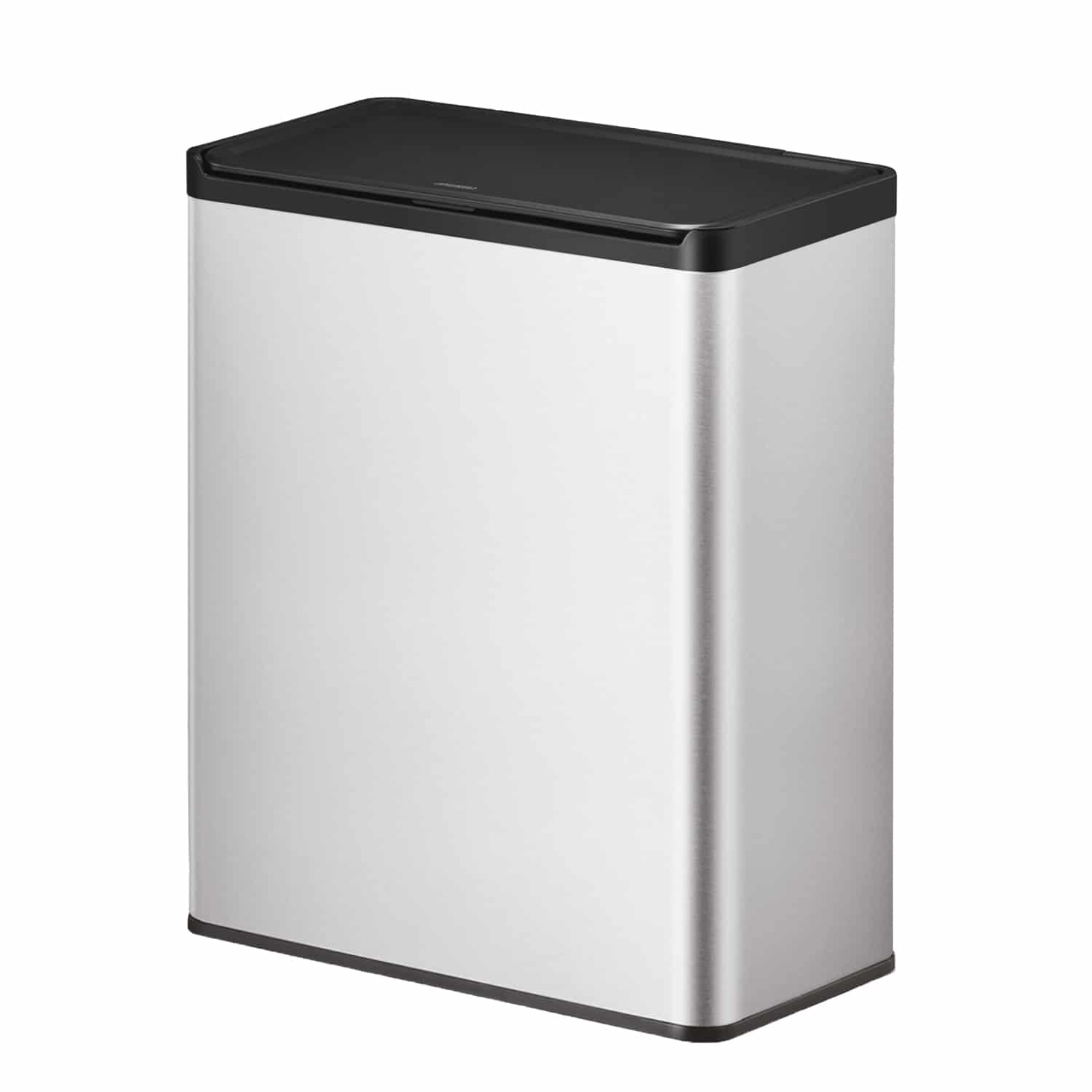 Essential Thùng rác phân loại nắp chạm 20+20L Inox mờ