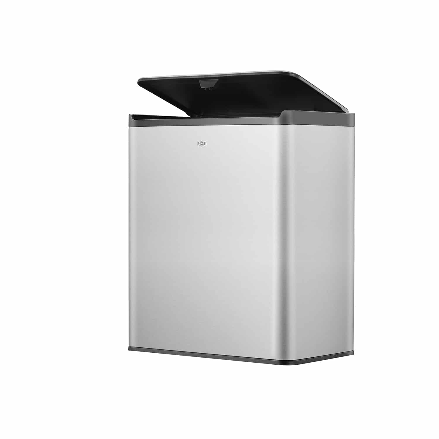 Essential Thùng rác phân loại nắp chạm 20+20L Inox mờ