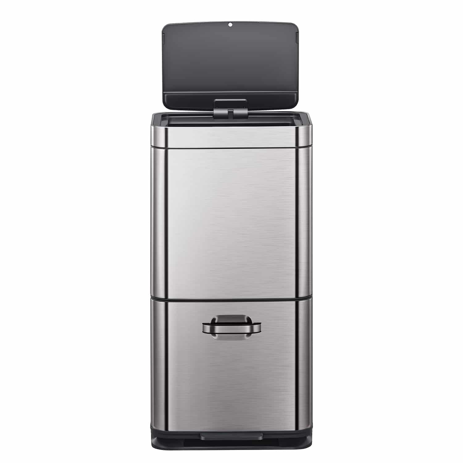 Himalaya Thùng rác phân loại cảm biến 35+25L Xám Inox mờ