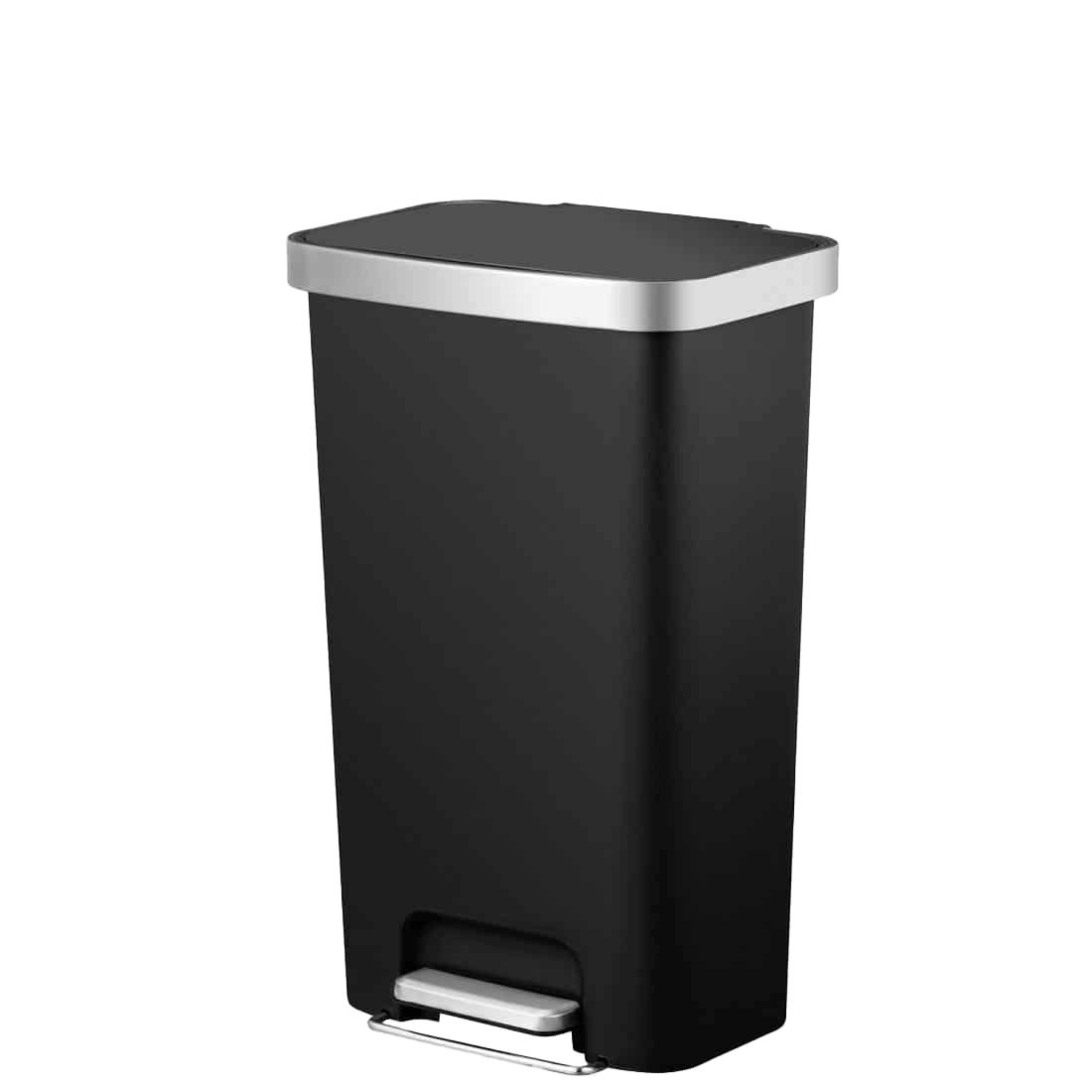 Hana Thùng rác đạp chân 45L Đen