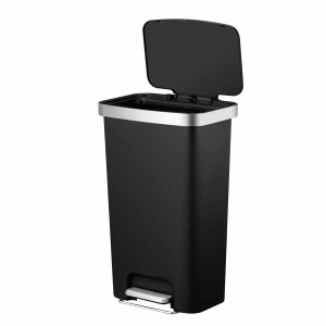 Hana Thùng rác đạp chân 45L Đen