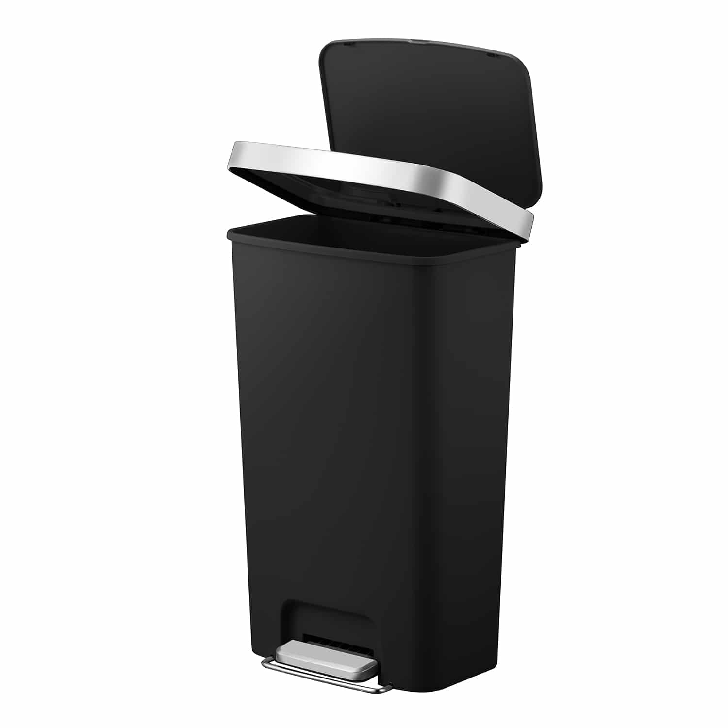 Hana Thùng rác đạp chân 45L Đen