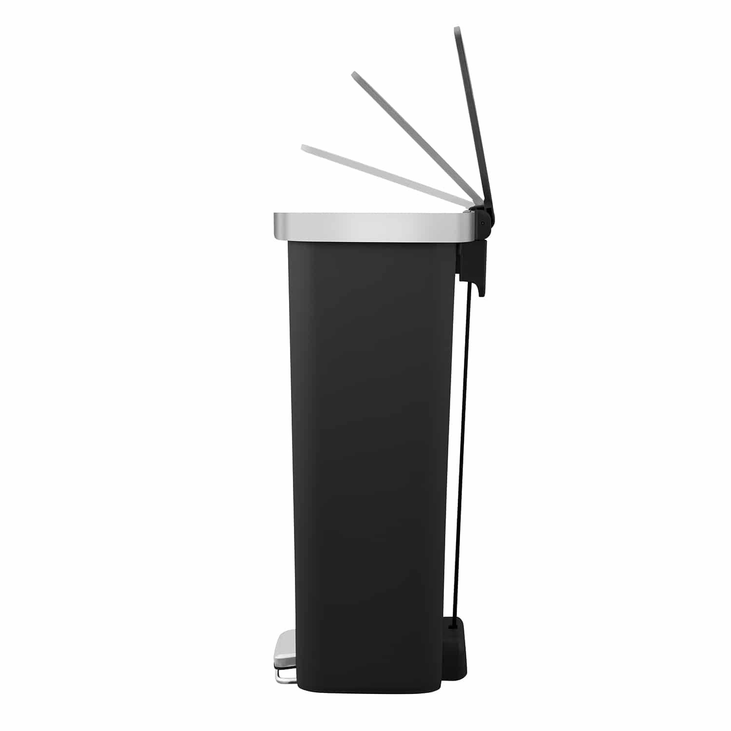 Hana Thùng rác đạp chân 45L Đen