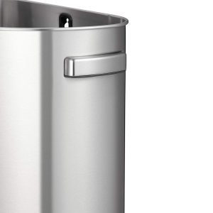 Urban Semi-round Bin 80L Inox mờ