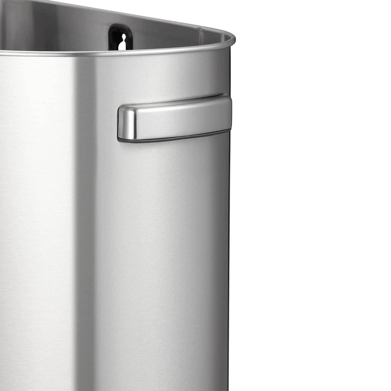 Urban Semi-round Bin 80L Inox mờ