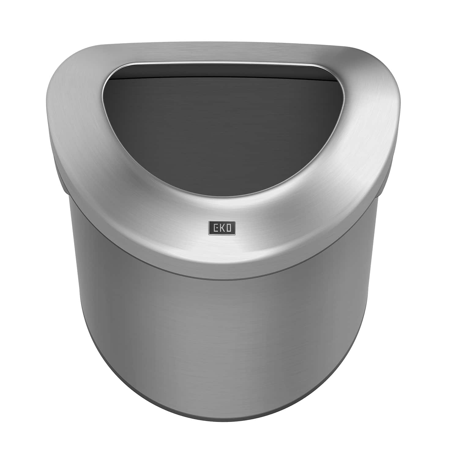 Urban Semi-round Bin 80L Inox mờ