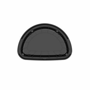 Urban Semi-round Bin 80L Inox mờ