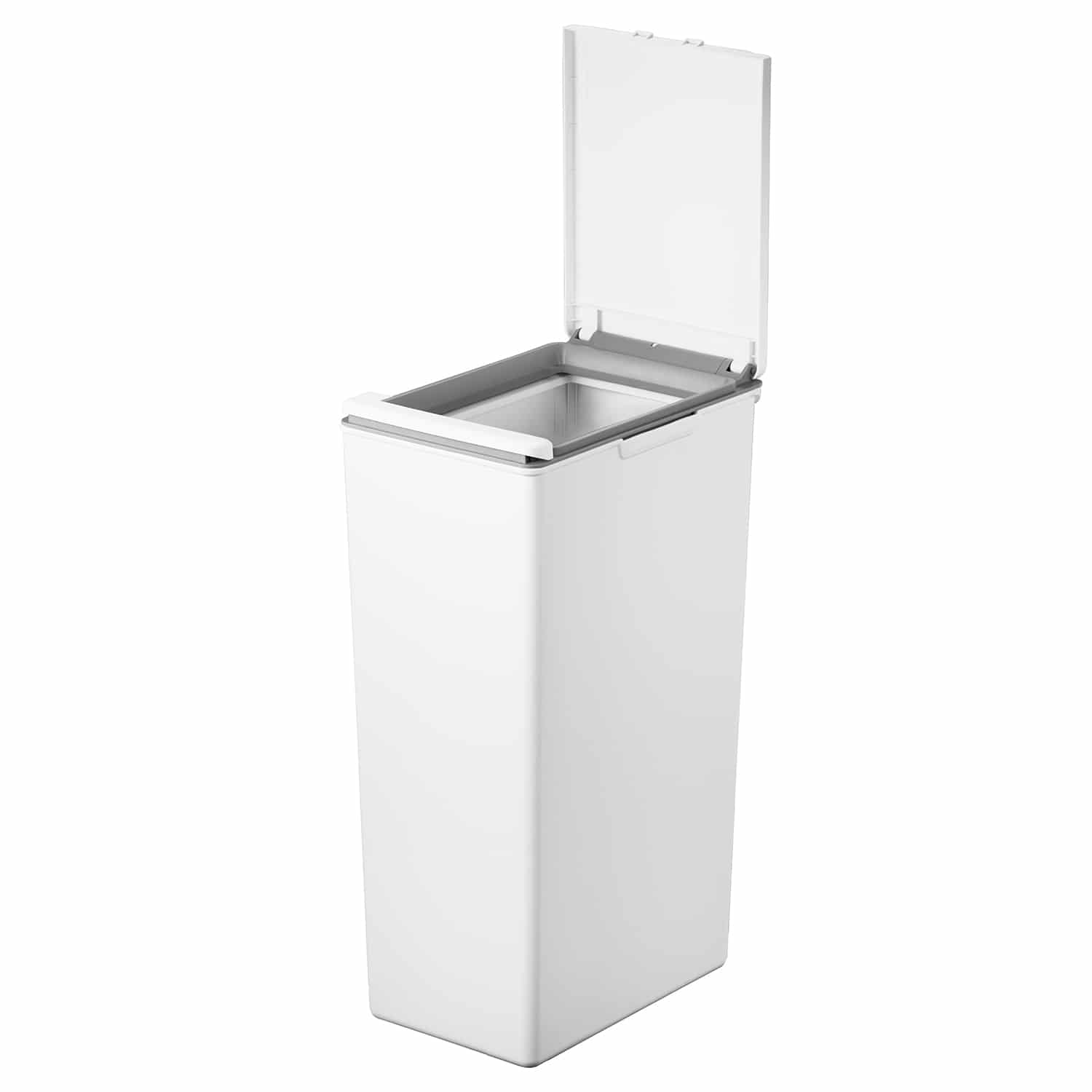 Morandi Touch 40L Thùng rác liên kết để phân loại Trắng