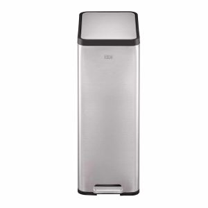 EcoMaid Thùng rác đạp chân 45L Inox mờ Thùng rác liên kết để phân loại