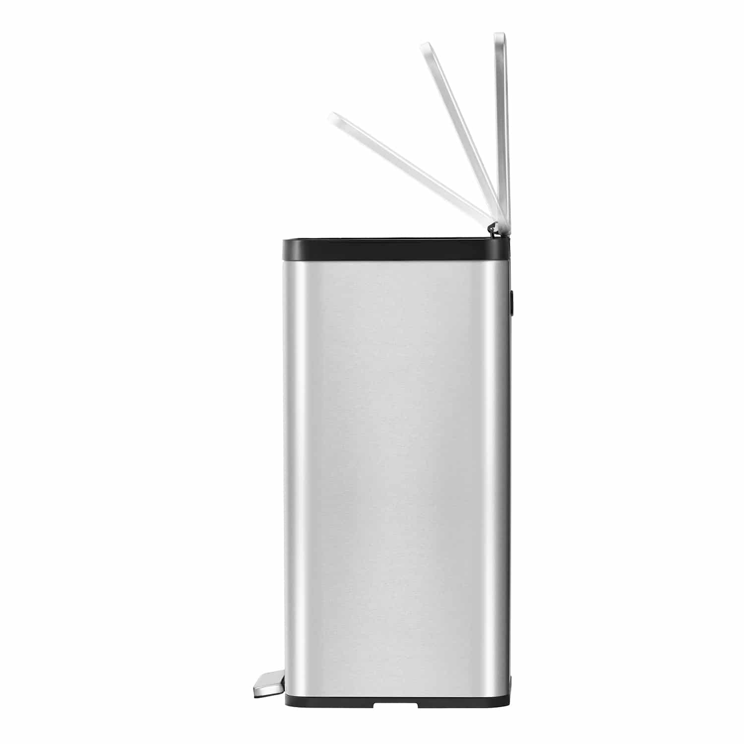 EcoMaid Thùng rác đạp chân 30L Inox mờ Thùng rác liên kết để phân loại