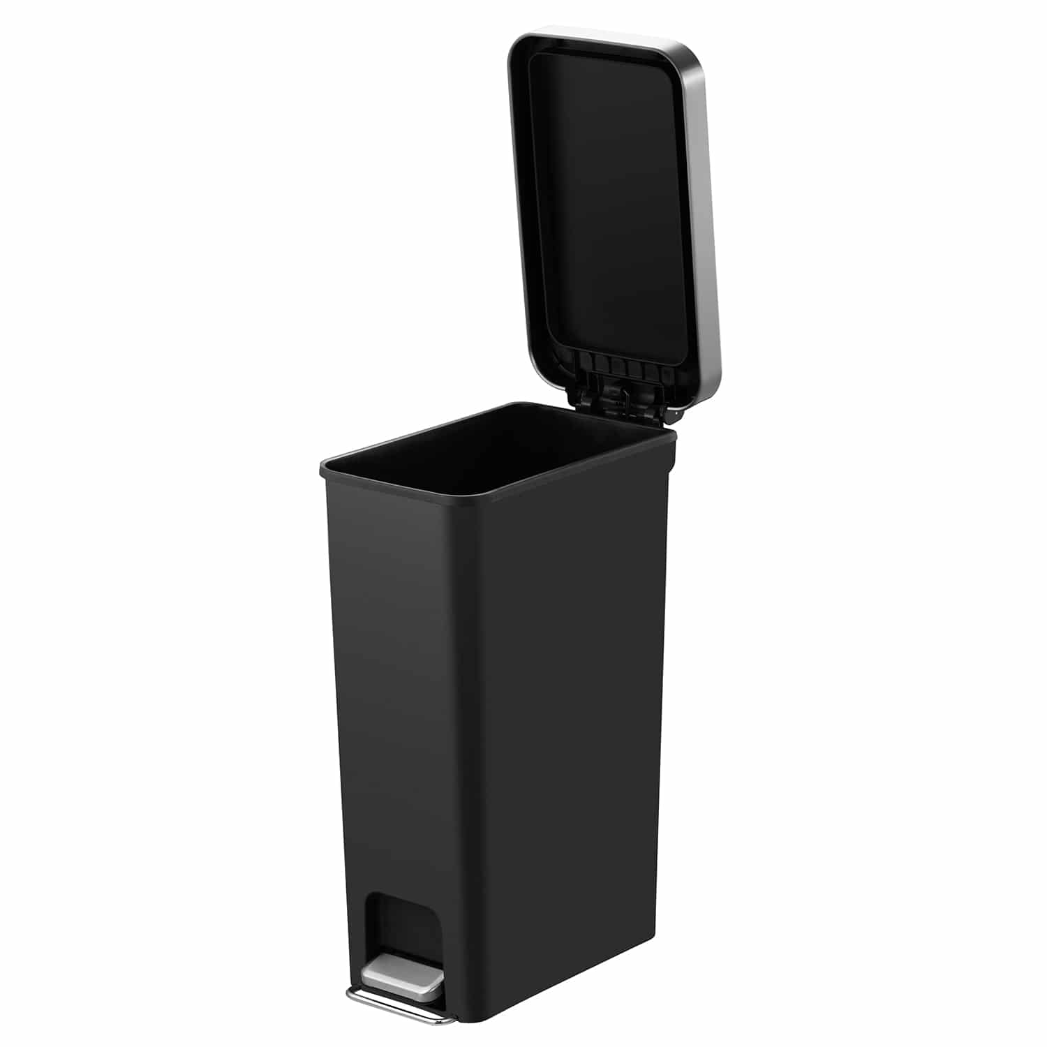 Hana Slim Thùng rác đạp chân 40L Đen
