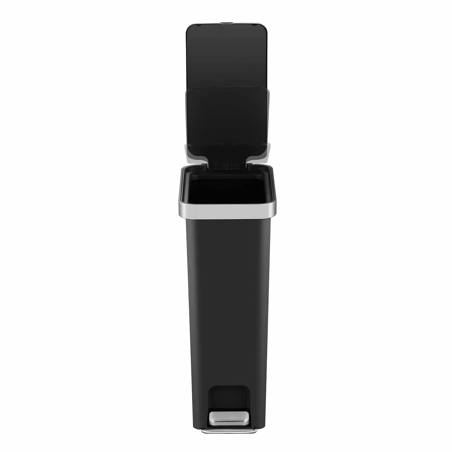 Hana Slim Thùng rác đạp chân 40L Đen