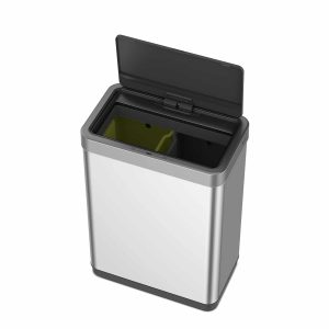 Mirage X Thùng rác phân loại cảm biến 20+20L Inox mờ