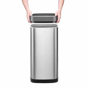 EcoSmart Thùng rác cảm biến 50L Inox mờ