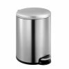 Maggey Thùng rác đạp chân 12L Inox mờ