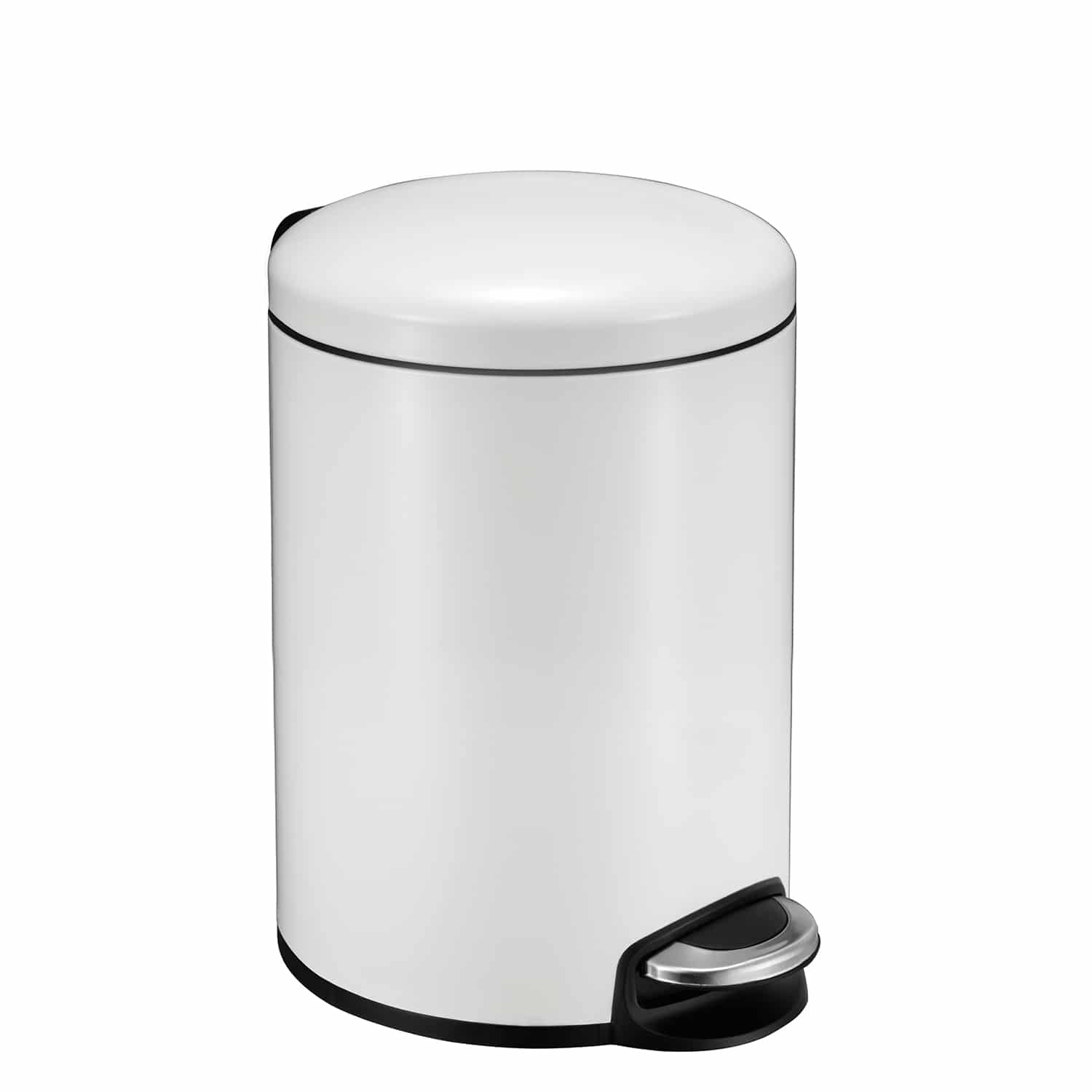 Maggey Thùng rác đạp chân 12L Trắng