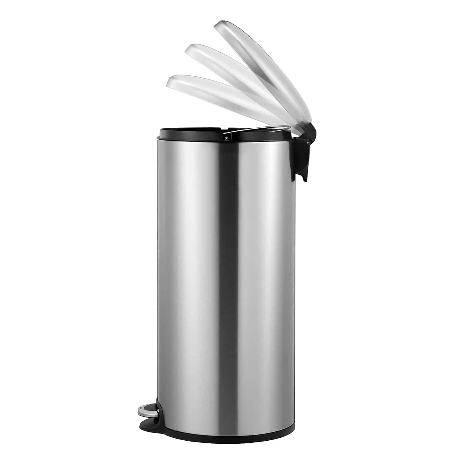 Maggey Thùng rác đạp chân 30L Inox mờ