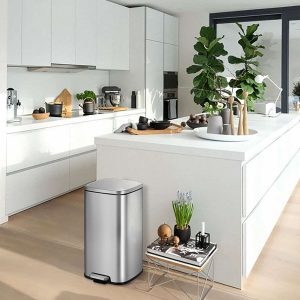 Stella Thùng rác đạp chân 20L Inox mờ
