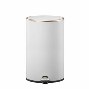 Cosmo Thùng rác đạp chân 12L Trắng mờ