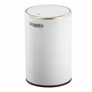 Cosmo Thùng rác đạp chân 12L Trắng mờ