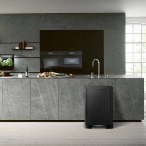 Neo-Cube Thùng rác phân loại đạp chân 28+18L Đen