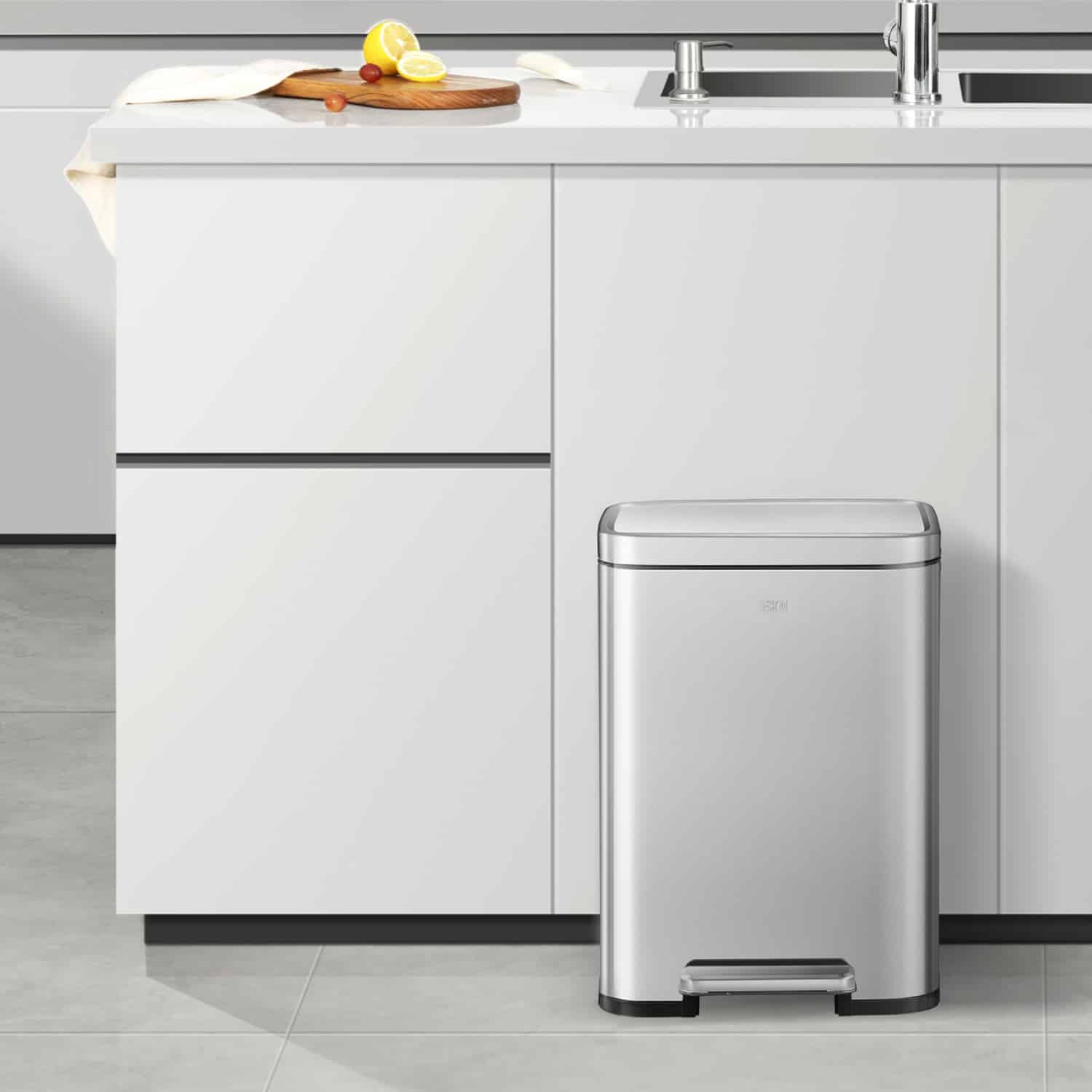 Madison Thùng rác đạp chân 20L Inox mờ
