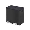 Essential Thùng rác phân loại đạp chân 22+22L Đen