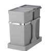 Deco Installation Bin 20+15L Xám