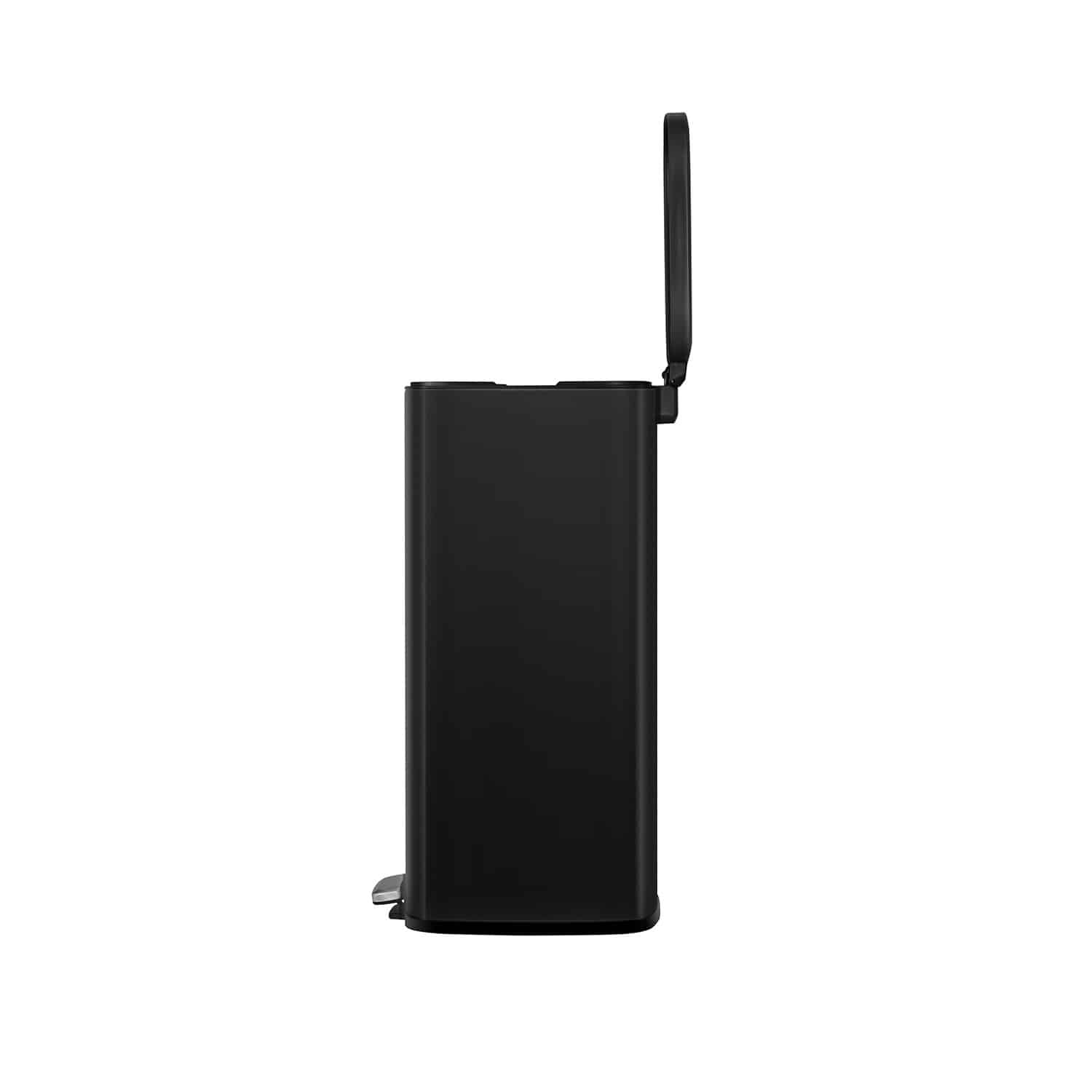 Stella Thùng rác đạp chân 30L Đen mờ