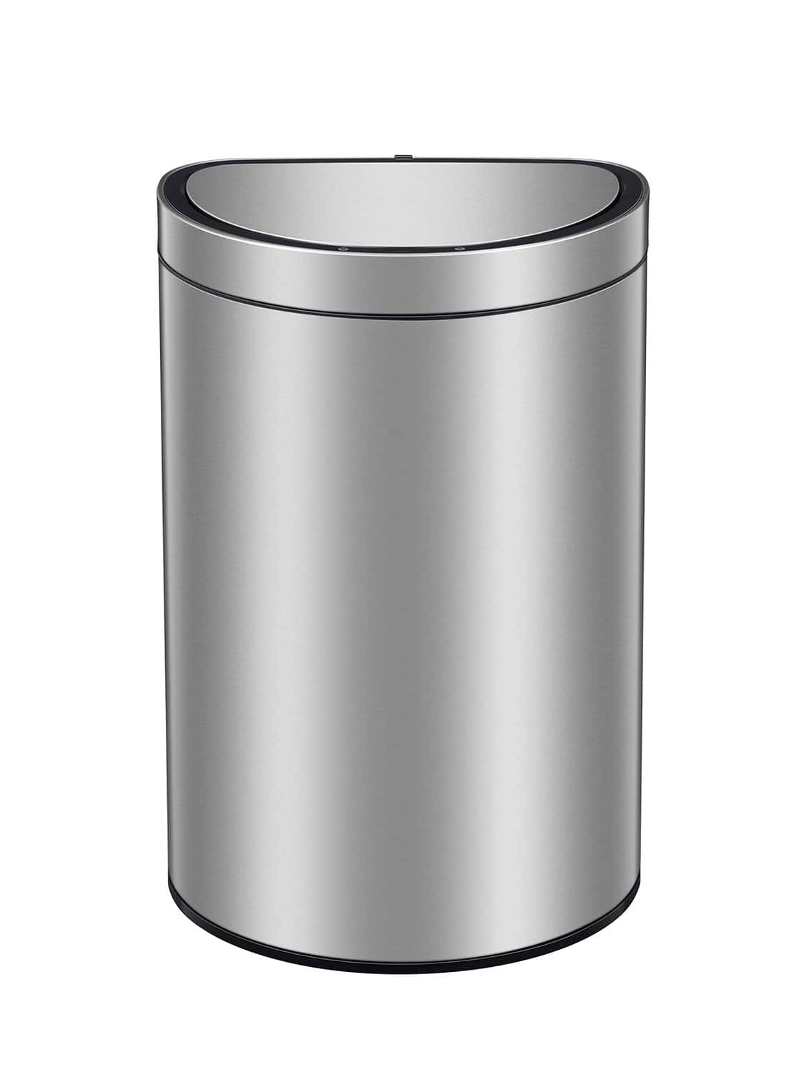 Mirage Semi-round Thùng rác cảm biến 47L Inox mờ