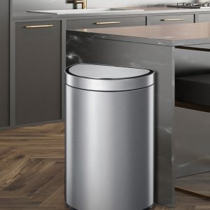 Mirage Semi-round Thùng rác cảm biến 47L Inox mờ