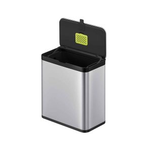 Puro S Thùng rác thực phẩm 7L Inox mờ