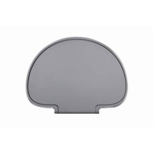 Hana Thùng rác đạp chân Semi-round 55L Đen Plastic
