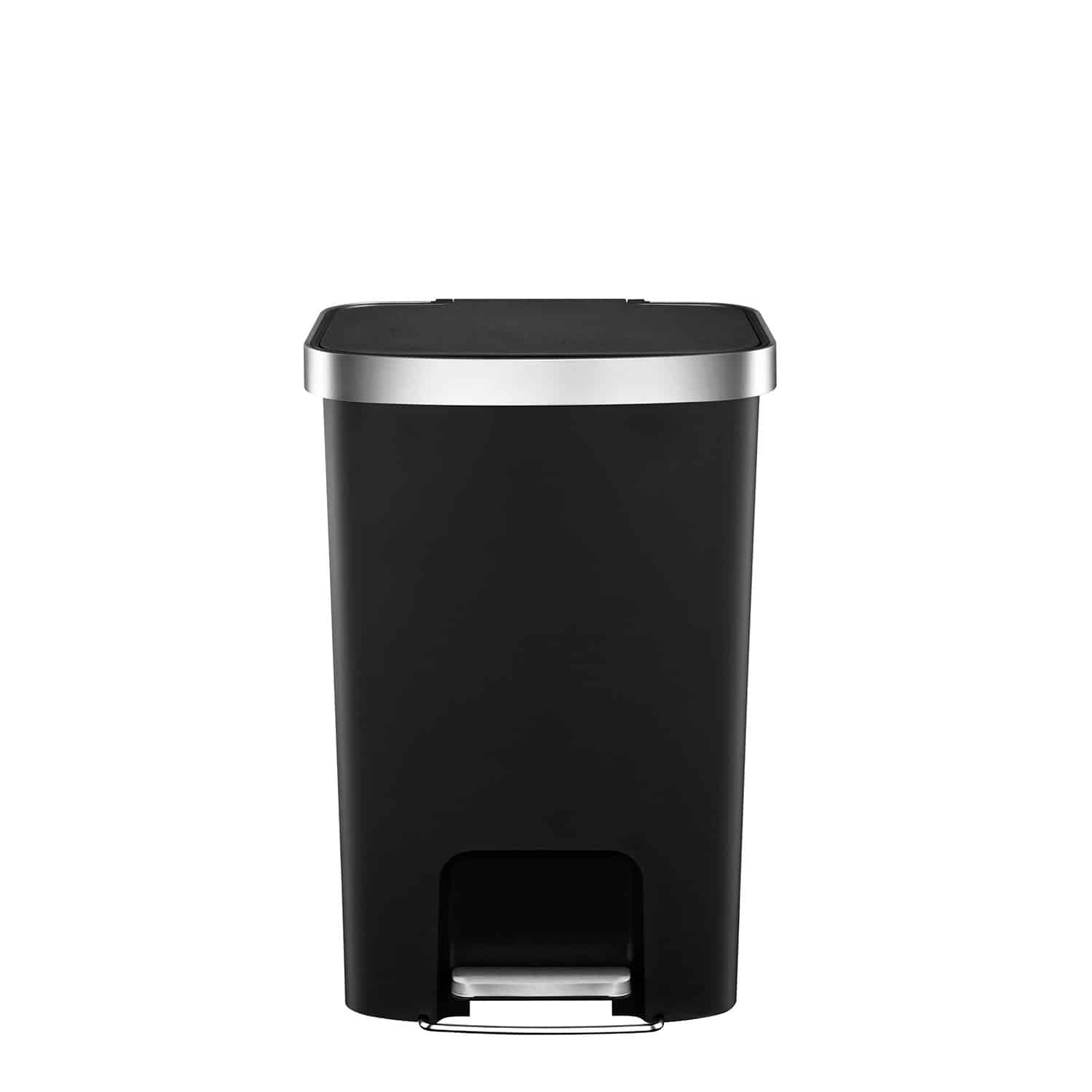 Hana 1 Thùng rác đạp chân 50L Đen Plastic