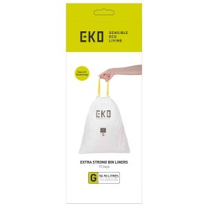 Drawstring Túi rác Type G 50-90L Trắng