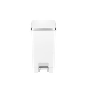 Hana Slim 1 Thùng rác đạp chân 10L Trắng Plastic