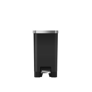 Hana Slim 1 Thùng rác đạp chân 10L Đen Plastic