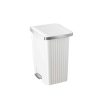 Hana 2 Thùng rác đạp chân 70L Trắng Plastic