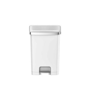 Hana 2 Thùng rác đạp chân 70L Trắng Plastic