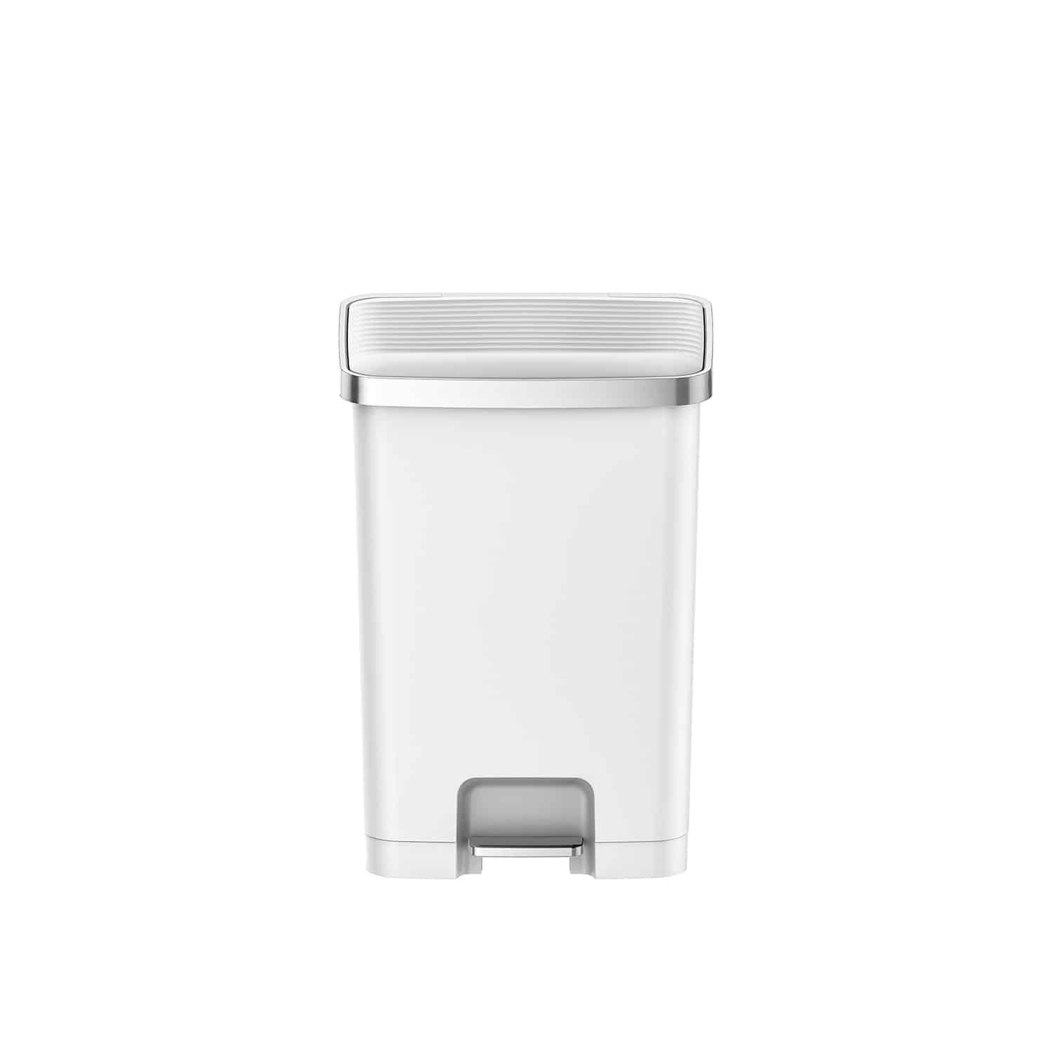 Hana 2 Thùng rác đạp chân 70L Trắng Plastic