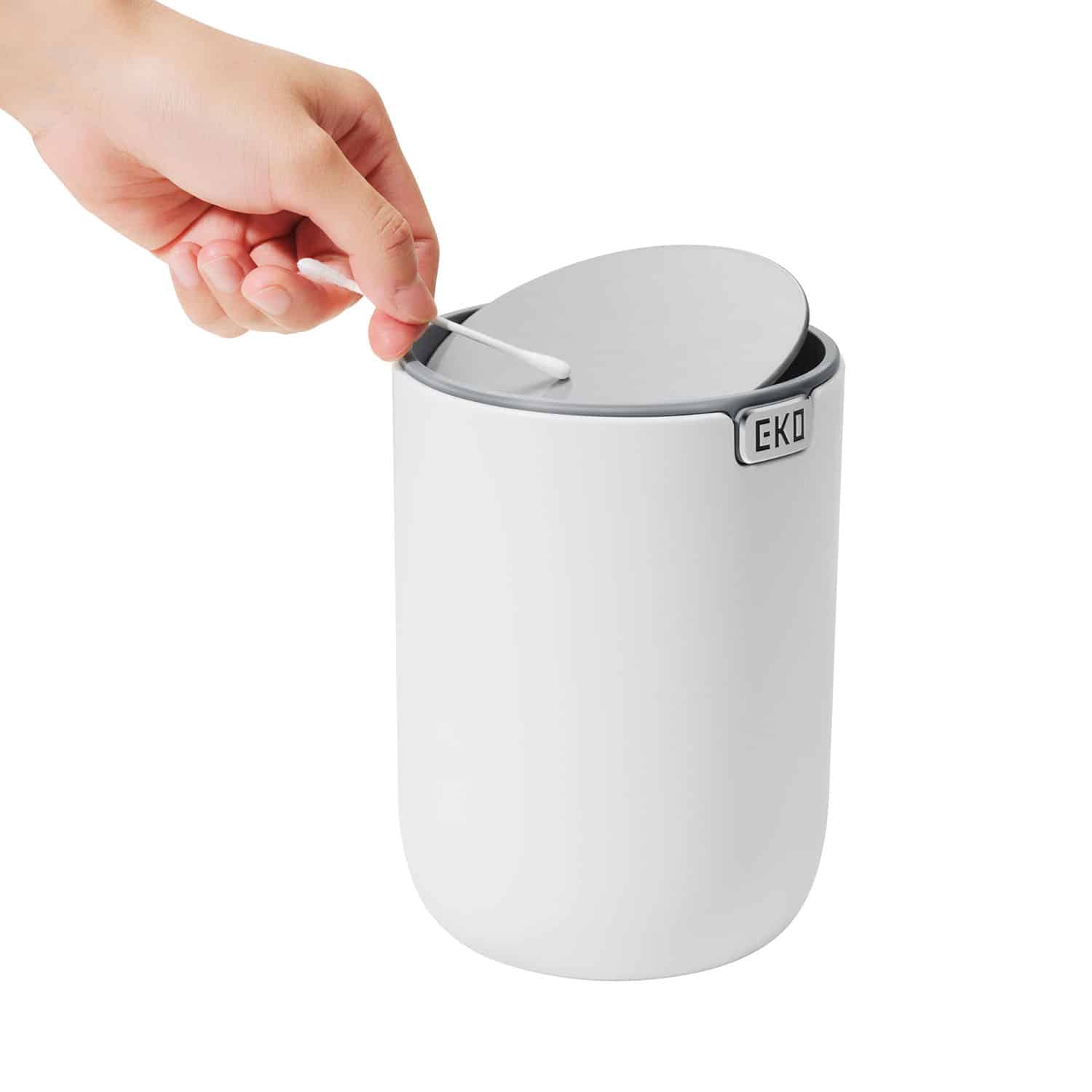 Fandy Thùng rác để bàn 1,5L Trắng