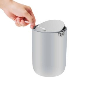 Fandy Thùng rác để bàn 1,5L Xám