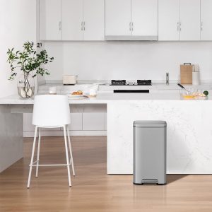 Madison Thùng rác đạp chân 30L Xám mờ
