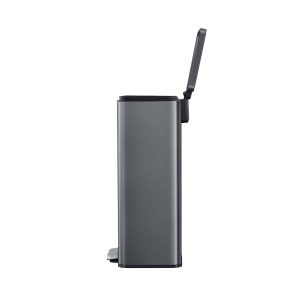 Madison Thùng rác đạp chân 30L Đen mờ