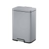 Madison Thùng rác đạp chân 50L Xám mờ