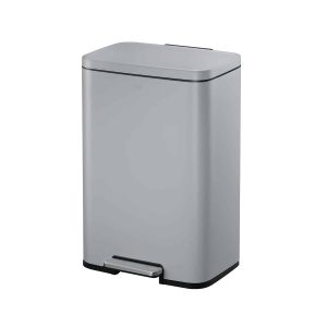 Madison Thùng rác đạp chân 50L Xám mờ