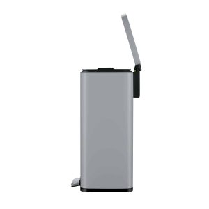 Madison Thùng rác đạp chân 50L Xám mờ