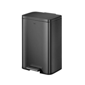 Madison Thùng rác đạp chân 50L Đen mờ