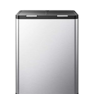 Essential Thùng rác phân loại nắp chạm 2 Waste Bin 30+30L Inox mờ