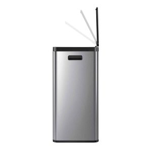 Essential Thùng rác phân loại nắp chạm 2 Waste Bin 30+30L Inox mờ